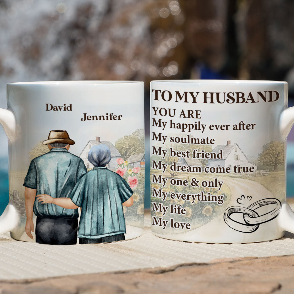 Custom Anniversary Keepsake Gifts For Couple • My Life And My Love - Personalized Coffee Mug