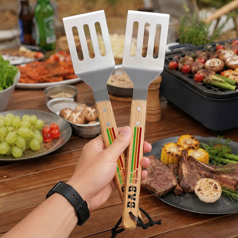 The Man The Grill The Legend - Personalized Grill Spatula