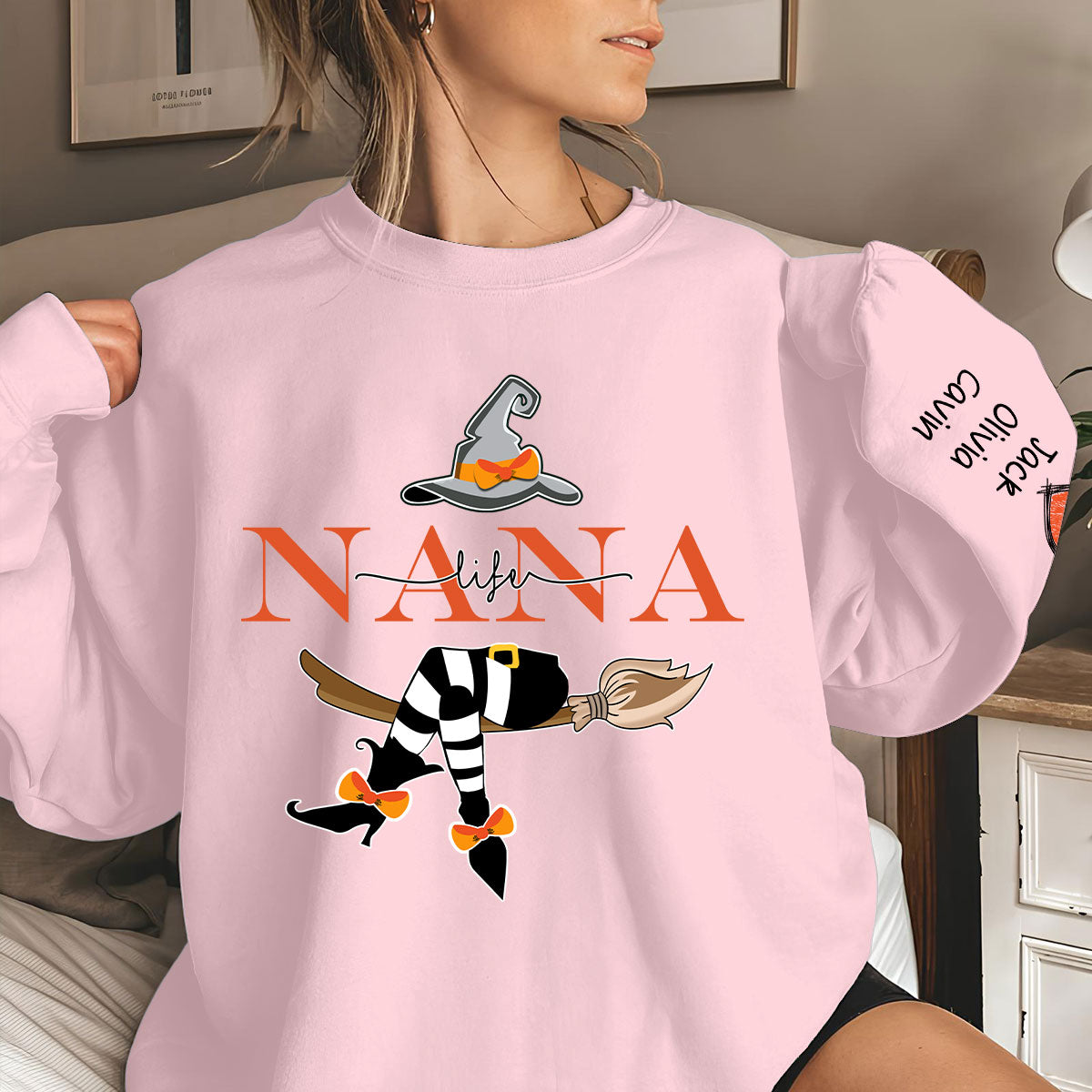 Grandma Life Witch Sweatshirt - Personalized Sweatshirt
