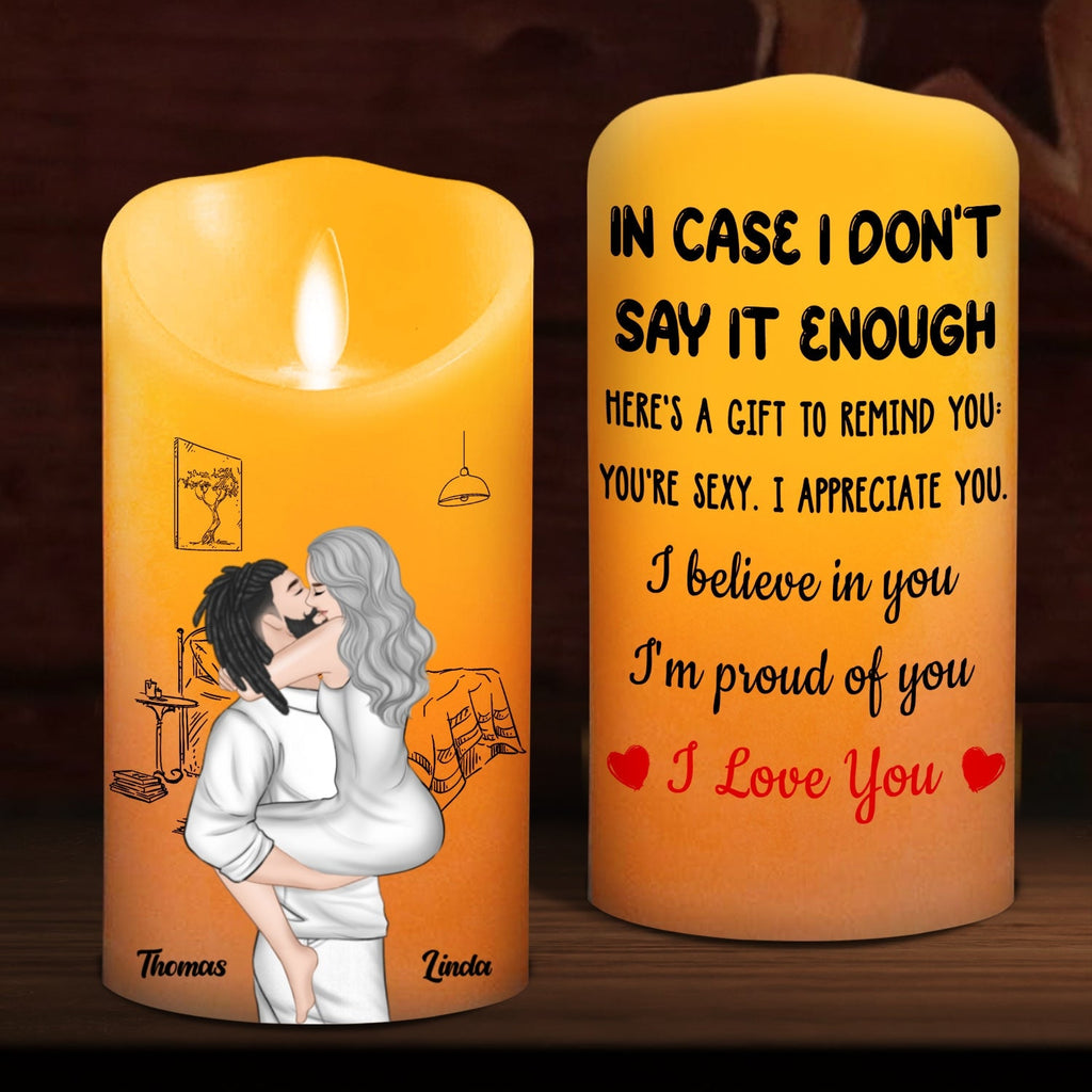 I Am Proud Of You - Personalized LED Candle