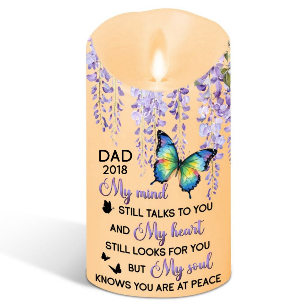 My Heart Looks For You - Personalized LED Candle