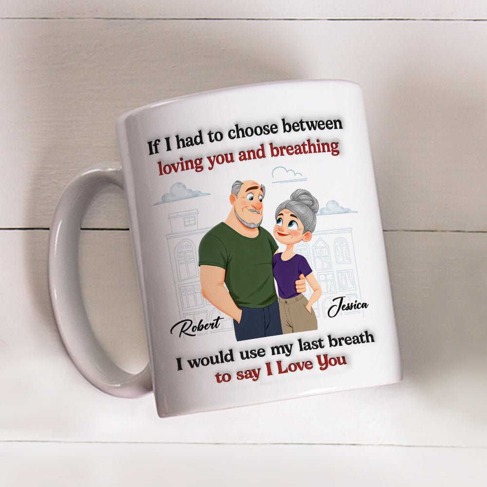 Custom Anniversary Keepsake Gifts For Couple • Love You Till The End - Personalized 3D Inflated Effect Mug