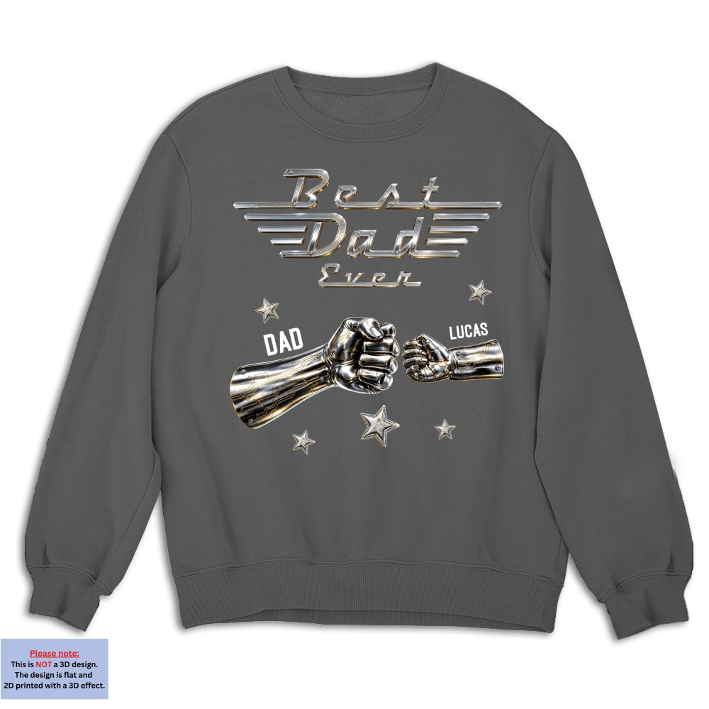 Custom Christmas Anniversary Keepsake Gifts For Husband • Best Dad Ever Classic - Personalized Shirt
