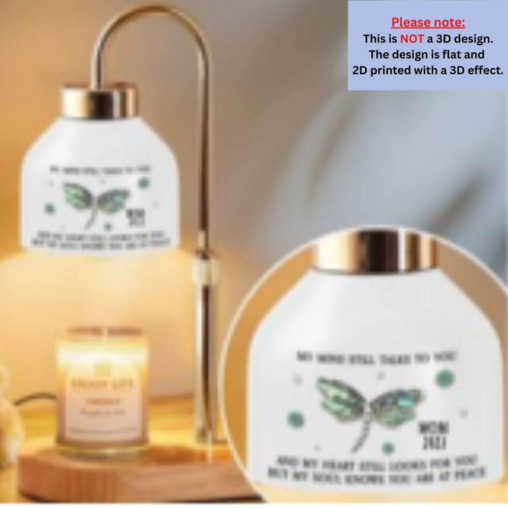 Dragonfly In My Mind - Personalized Candle Warmer Lamp