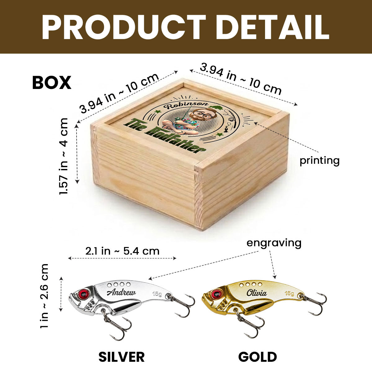 The Rodfather - Personalized Fishing Lure