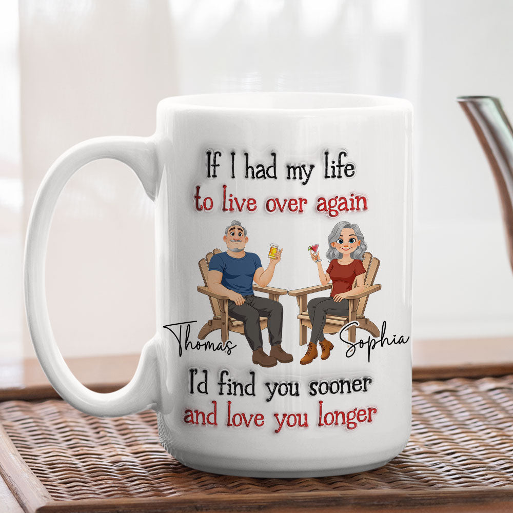 Custom Anniversary Keepsake Gifts For Couple • Love You So Much 2 - Personalized 3D Inflated Effect Mug