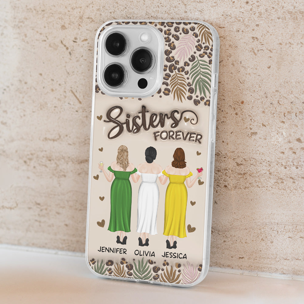 Bestie Forever - Personalized 3D Inflated Effect Phone Case