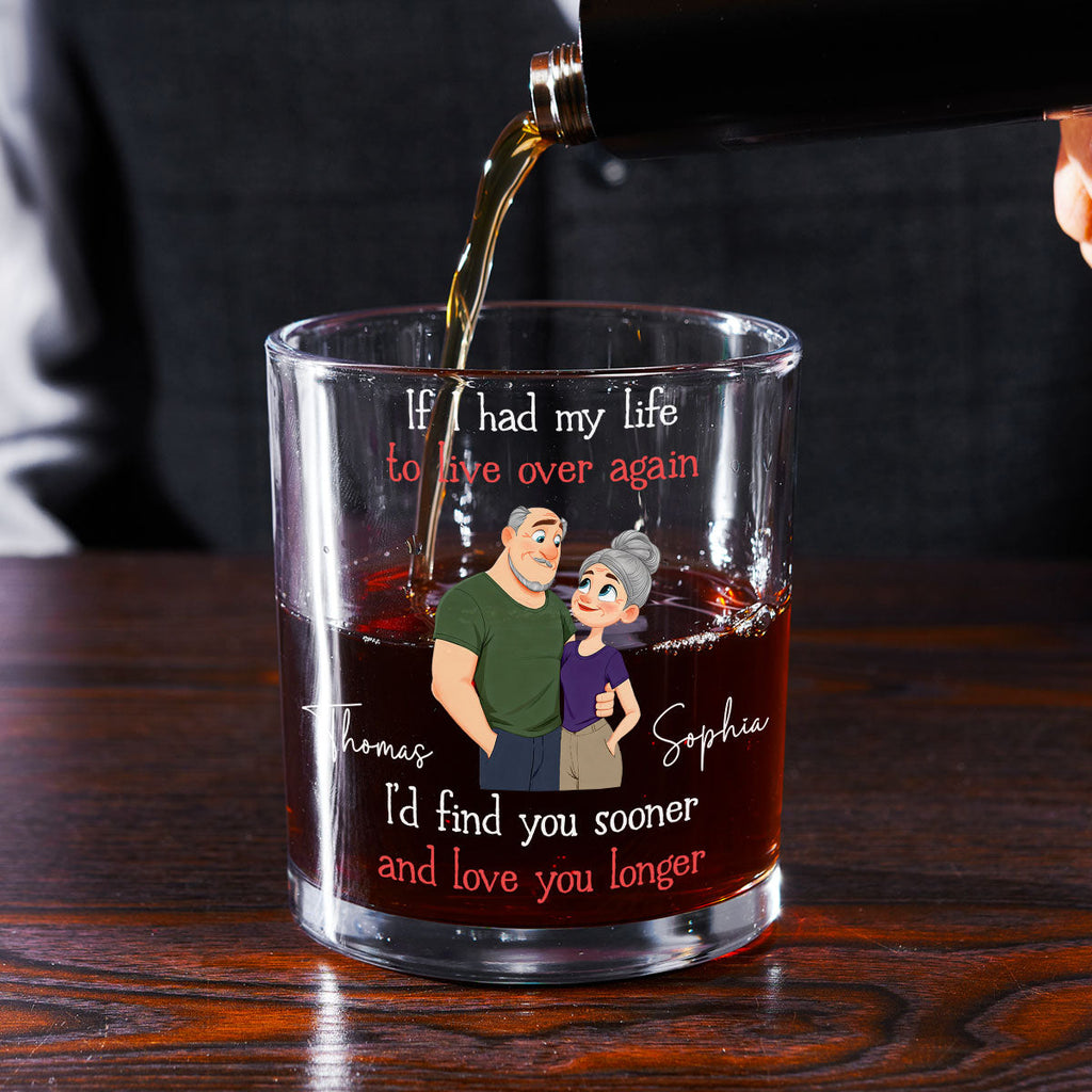 Custom Christmas Anniversary Birthday Drinkware Gifts for Husband • Love You So Much - Personalized Whiskey Glass