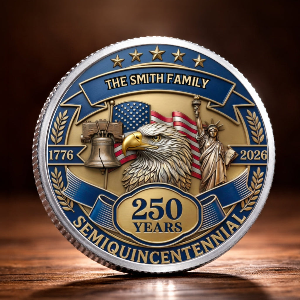 Semiquincentennial - Personalized Commemorative Keepsake Coin