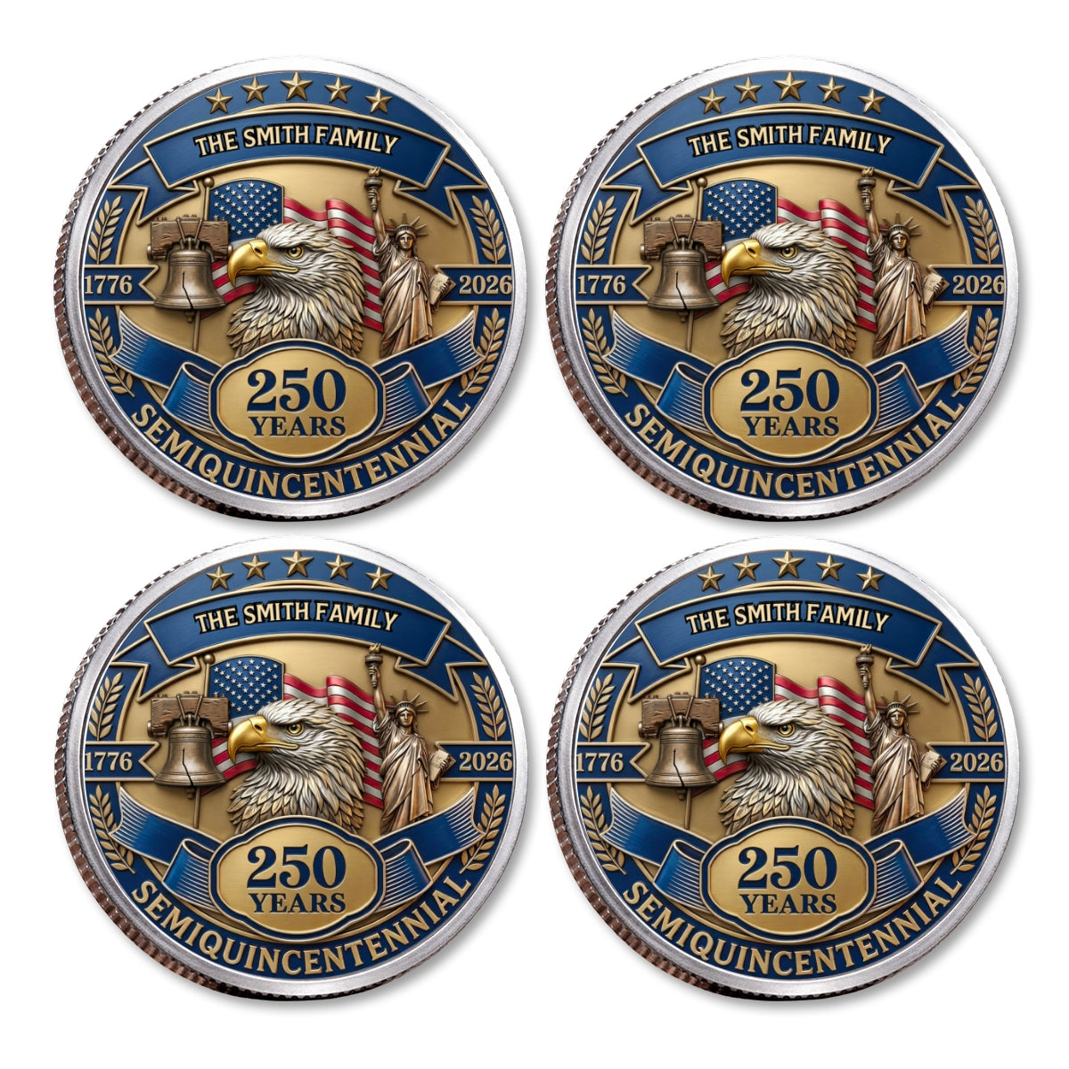 Semiquincentennial - Personalized Commemorative Keepsake Coin
