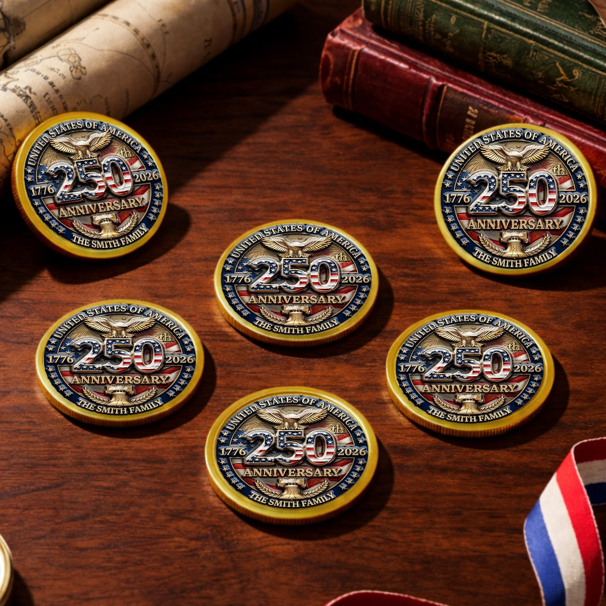 Semiquincentennial - Personalized Commemorative Keepsake Coin
