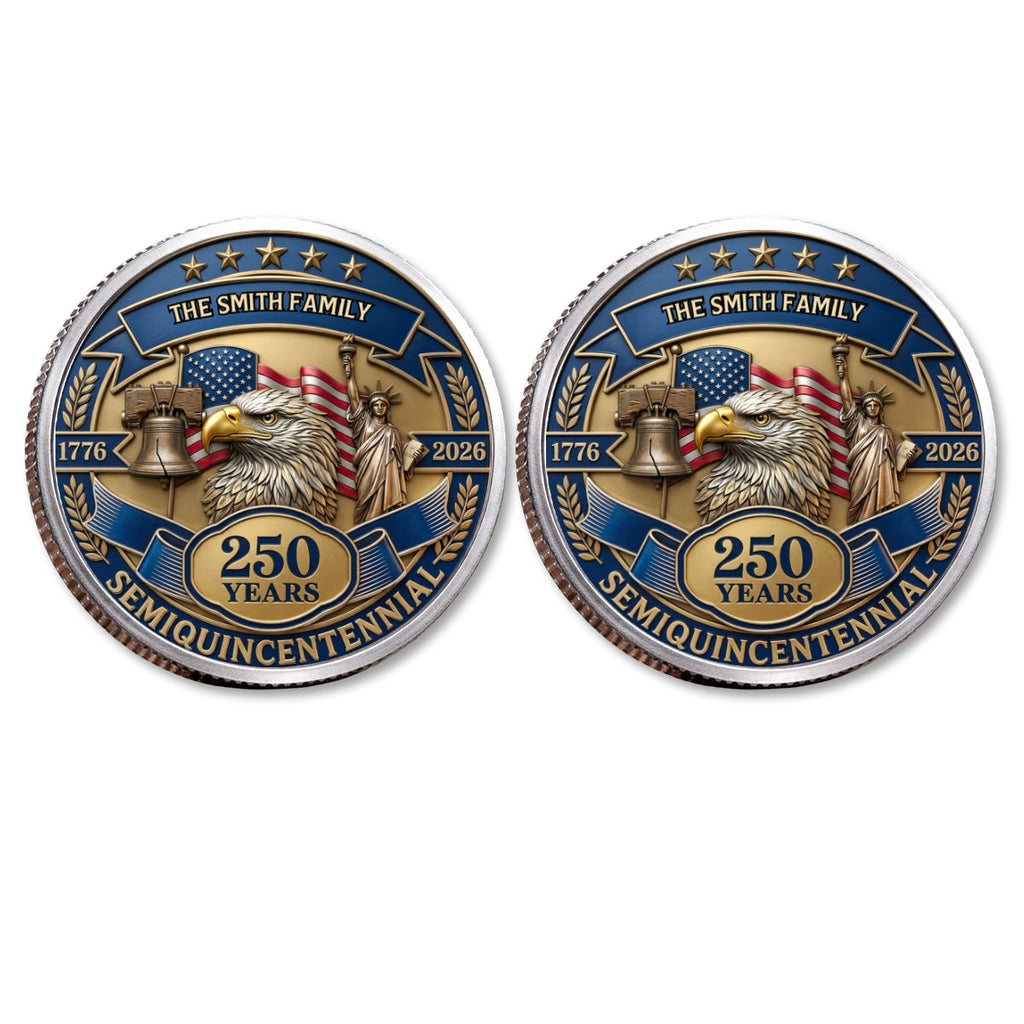 Semiquincentennial - Personalized Commemorative Keepsake Coin