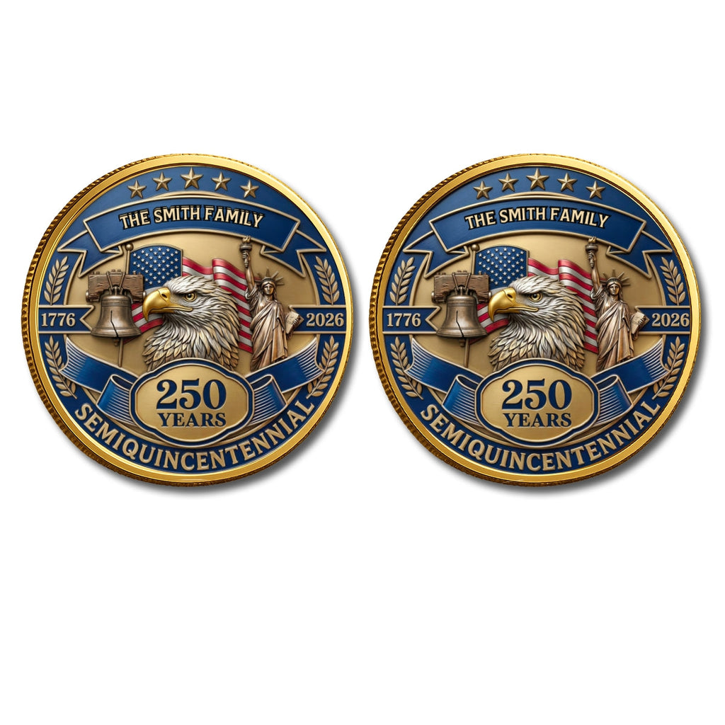 Semiquincentennial - Personalized Commemorative Keepsake Coin