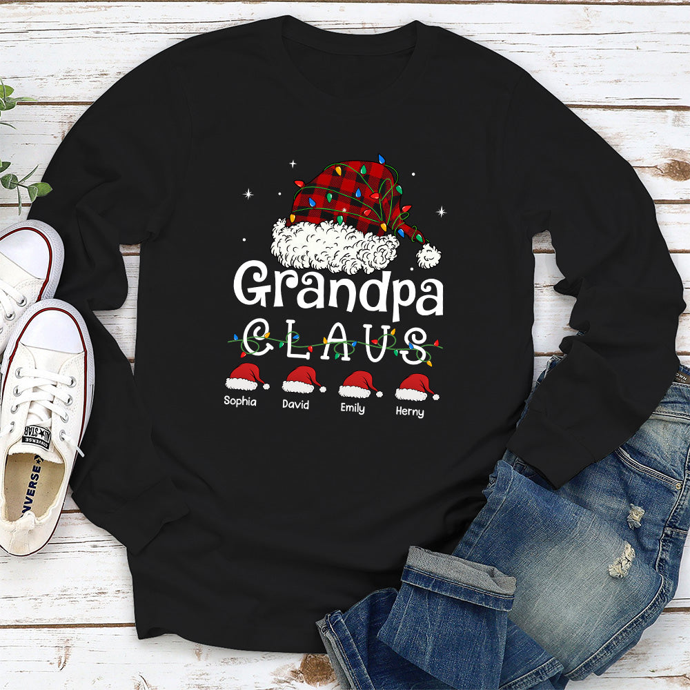 Custom Christmas & Birthday Gift for Grandpa • Grandpa Claus - Personalized Shirt
