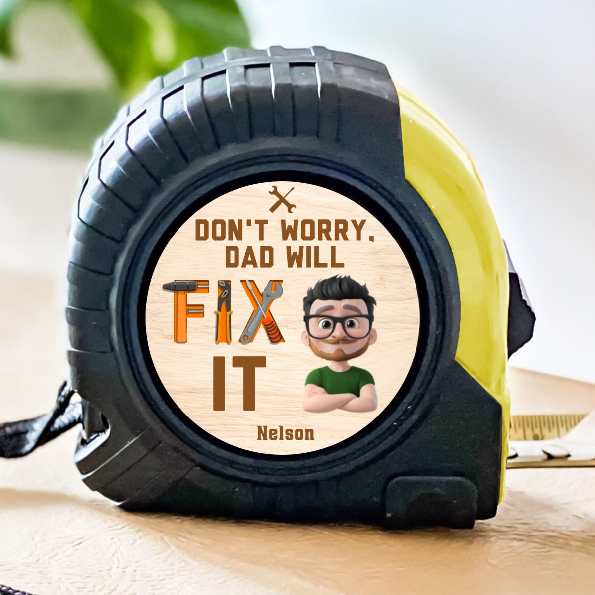 Best Dad - Personalized Tape Measure