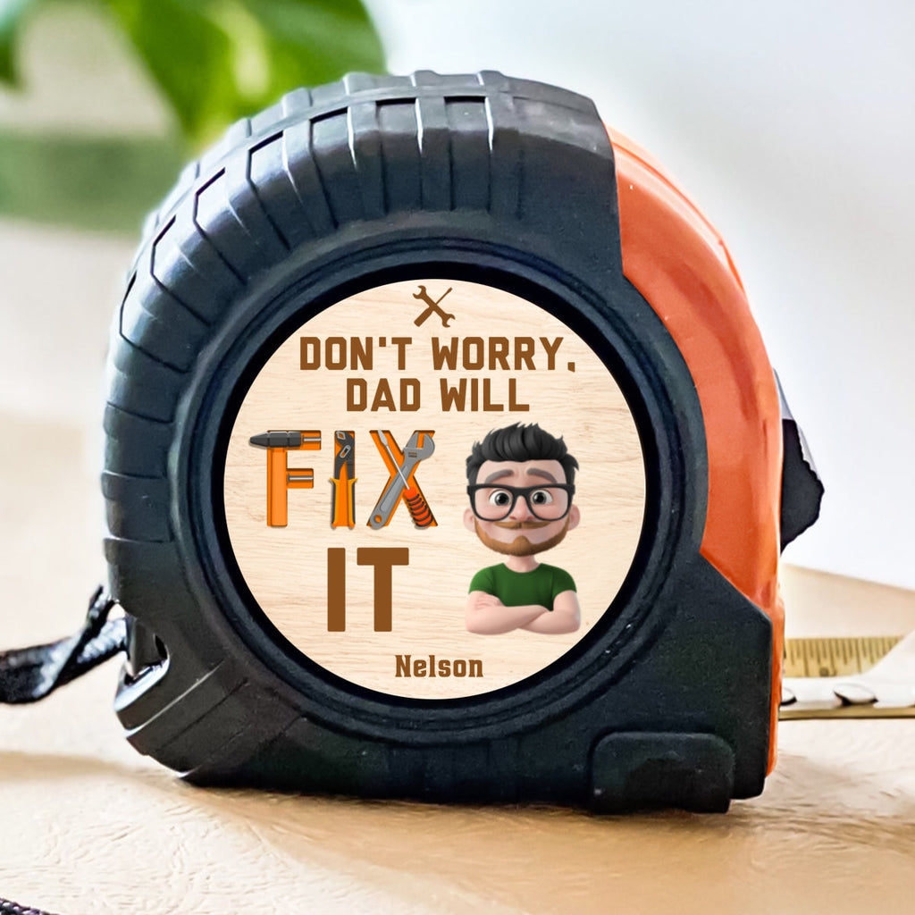 Best Dad - Personalized Tape Measure