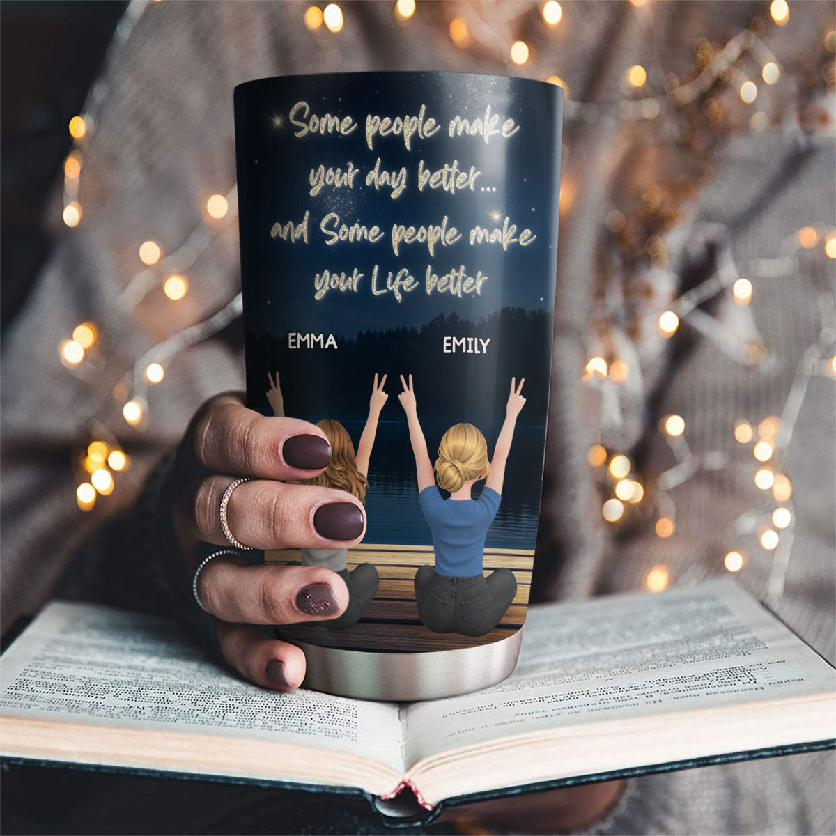 Custom Christmas Birthday Gifts For Best Friend • Better With You - Personalized Tumbler