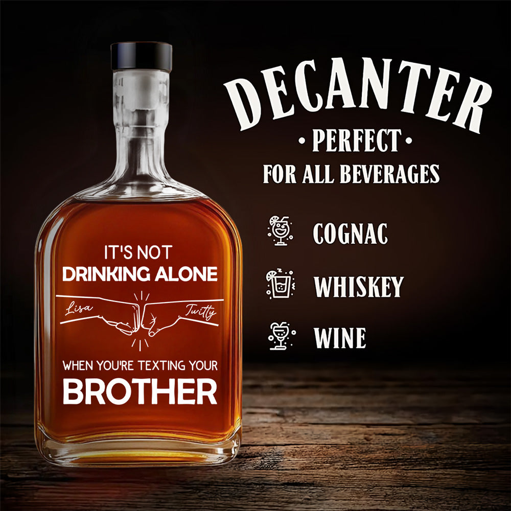 Wine And Brother - Personalized Spirits Decanter