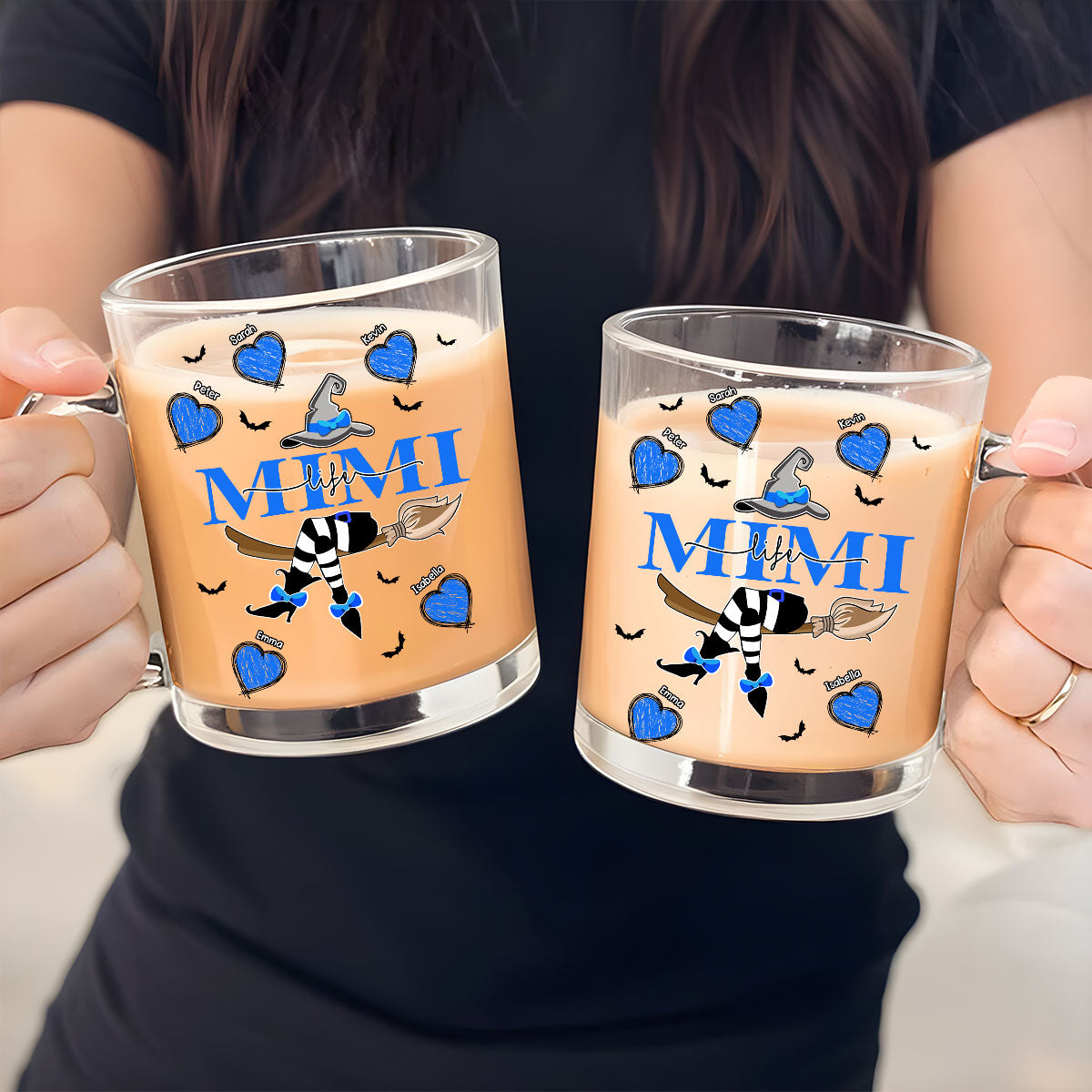 Grandma Life Witch - Personalized Glass Mug