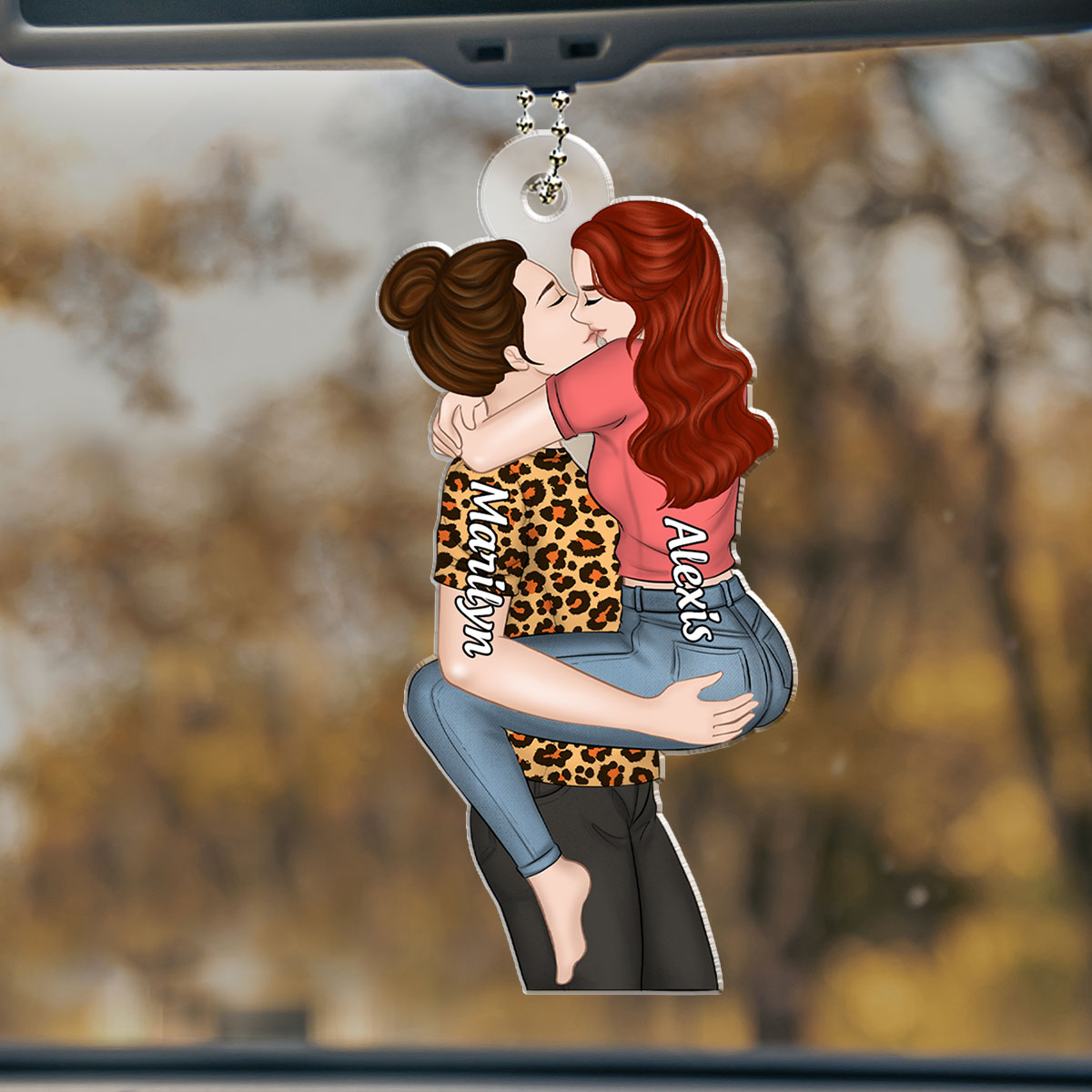 You Are My Love - Personalized Car Ornament