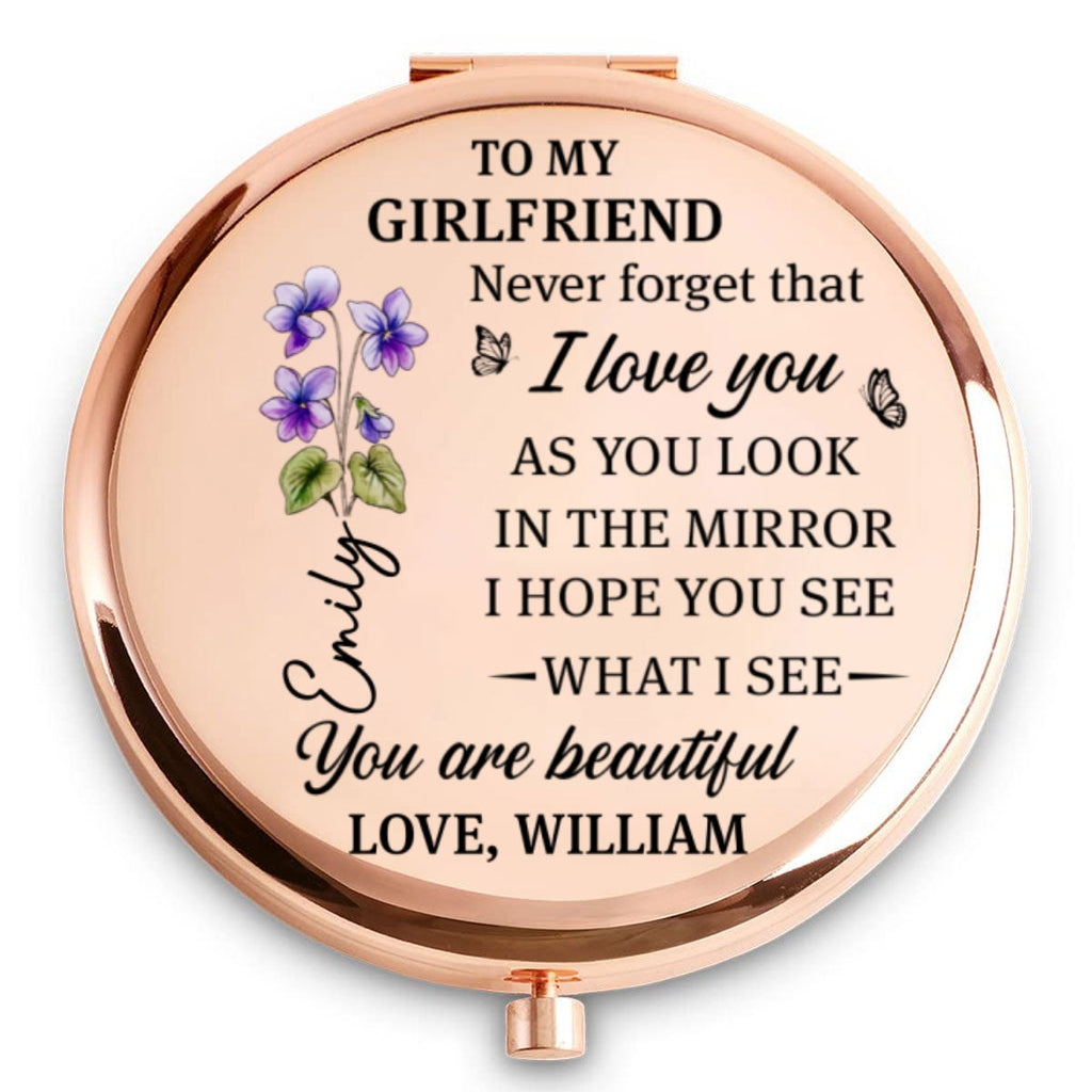 Beauty Begins With You - Personalized Compact Mirror