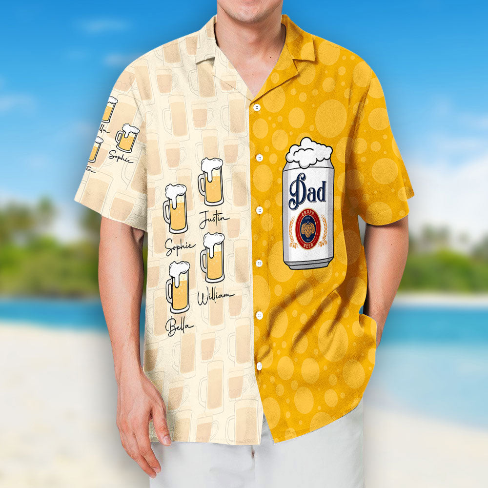 The Chill Daddy - Personalized Hawaiian Shirt