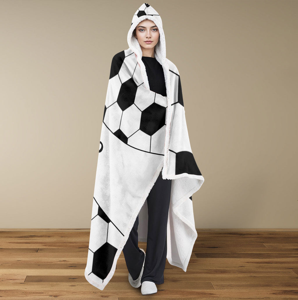 Kids Player Sports - Personalized Hooded Blanket