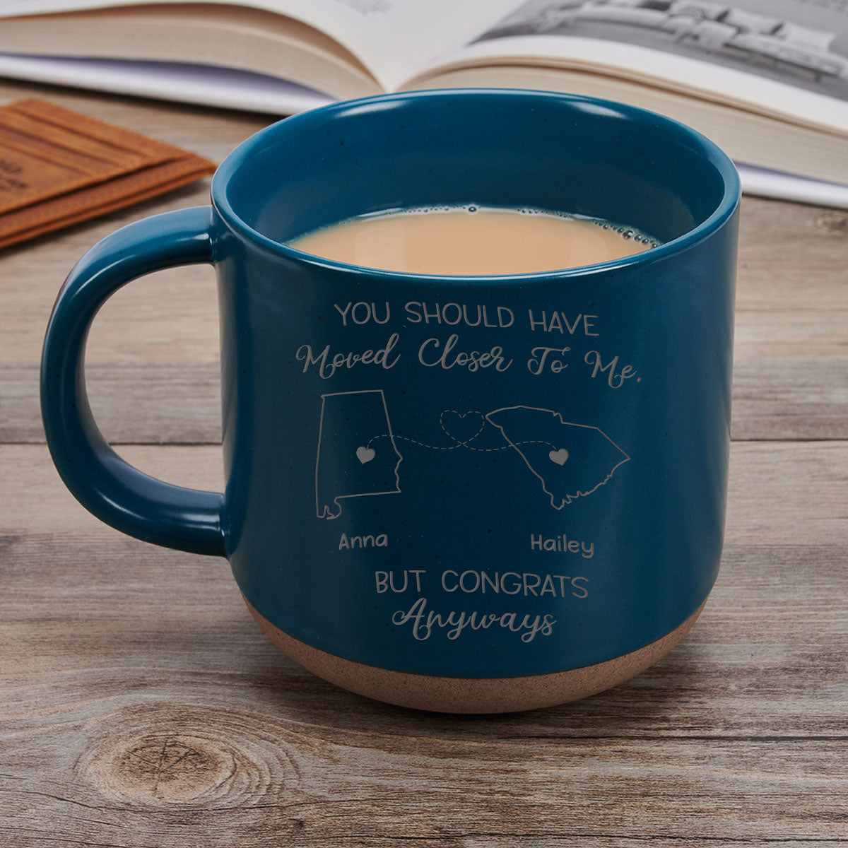 Custom Best Friend, Christmas & Birthday Friendship Keepsake Gift • Hope The Neighbors Like You - Personalized Engraved Pottery Mug