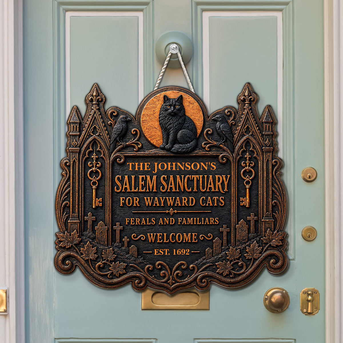Welcome To Salem - Personalized Wood Sign