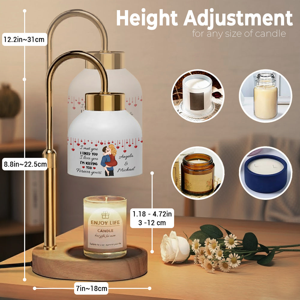 I Met You I Liked You - Personalized Candle Warmer Lamp