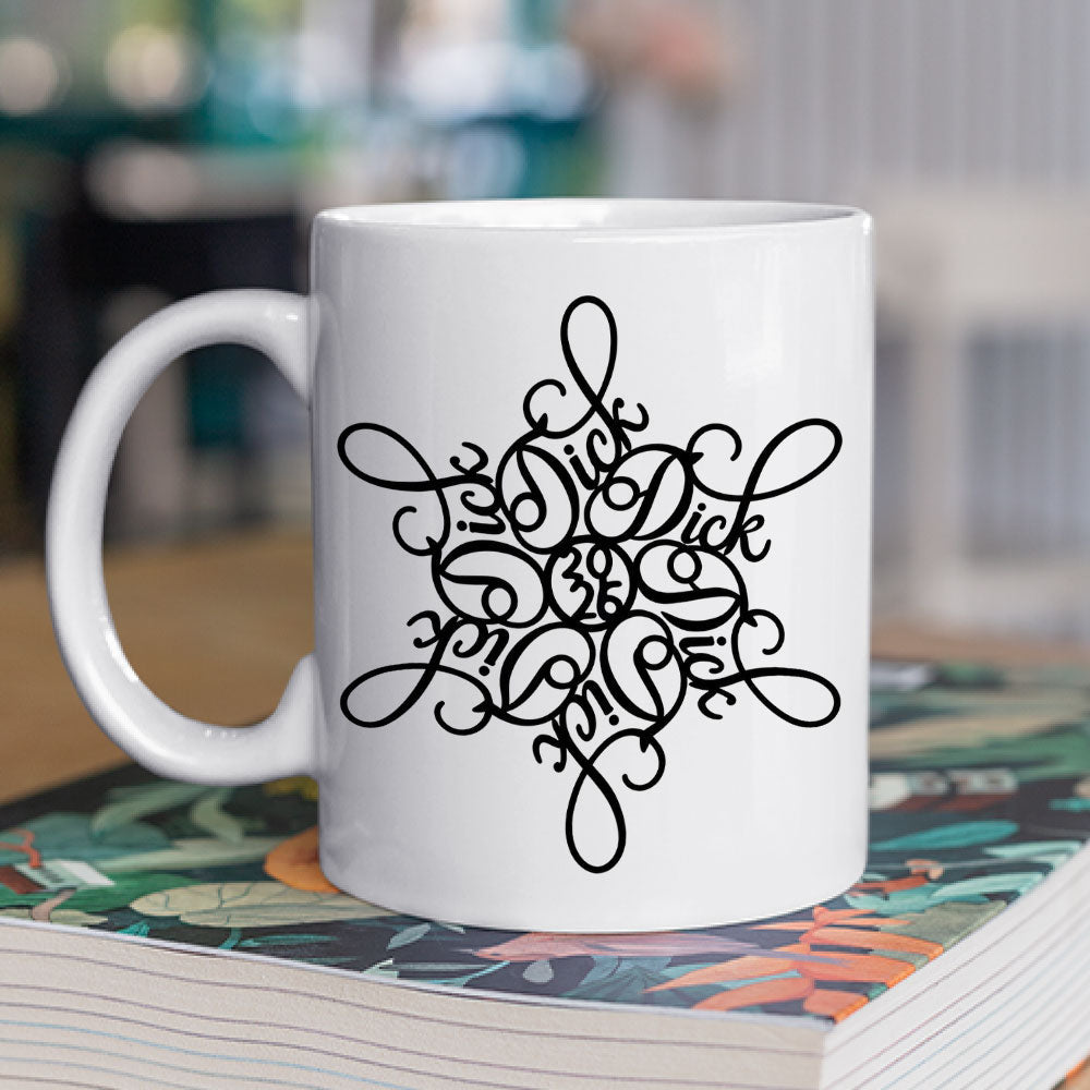 Custom Best Friend, Christmas & Birthday Friendship Keepsake Gift • Hidden Snowflake - Personalized Coffee Mug