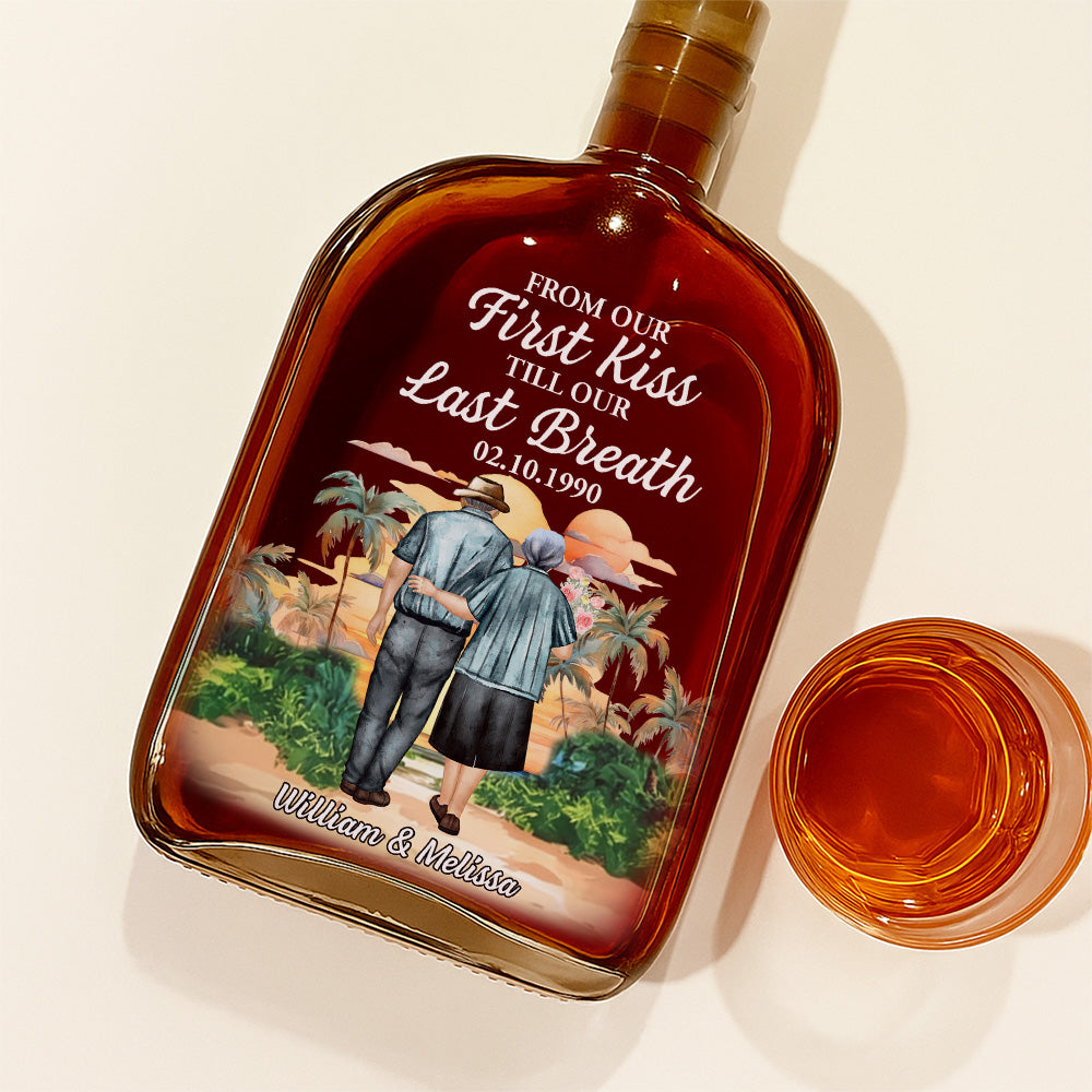 From Our First Kiss - Personalized Spirits Decanter