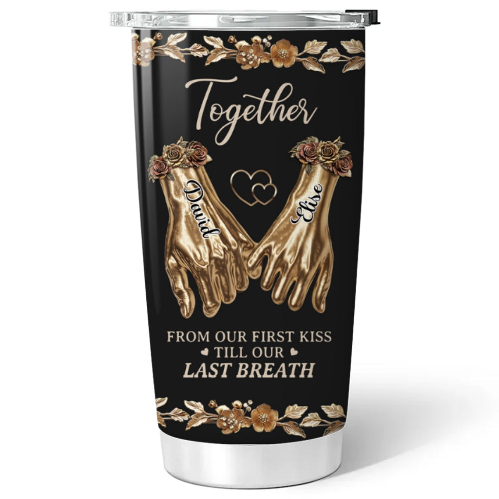Custom Christmas Anniversary Gifts For Wife • Romantic Anniversary Heart - Personalized Tumbler