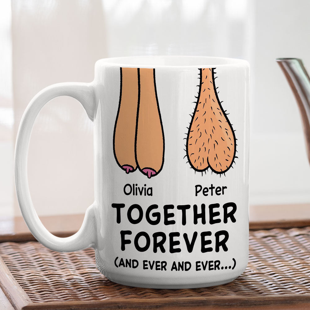 Custom Anniversary Keepsake Gifts For Couple • Together Forever - Personalized Coffee Mug