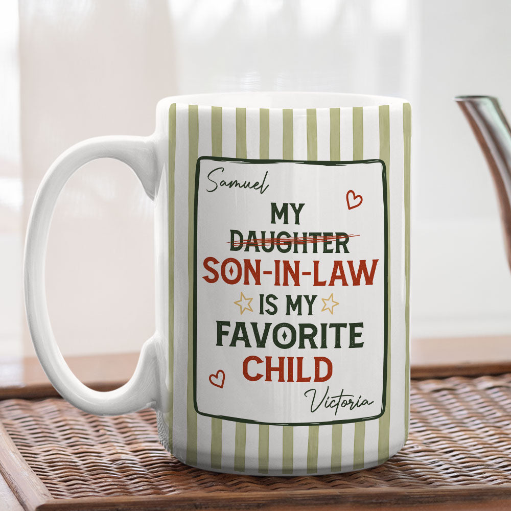 Custom Father's Day Gift For Son • My Favorite Child - Personalized Coffee Mug