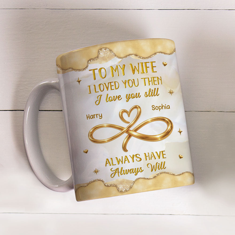 Custom Anniversary Keepsake Gifts For Couple • Keeping You - Personalized 3D Effect Mug