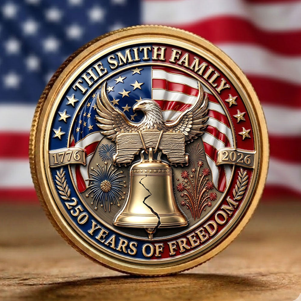 A Legacy Of Freedom - Personalized Commemorative Keepsake Coin