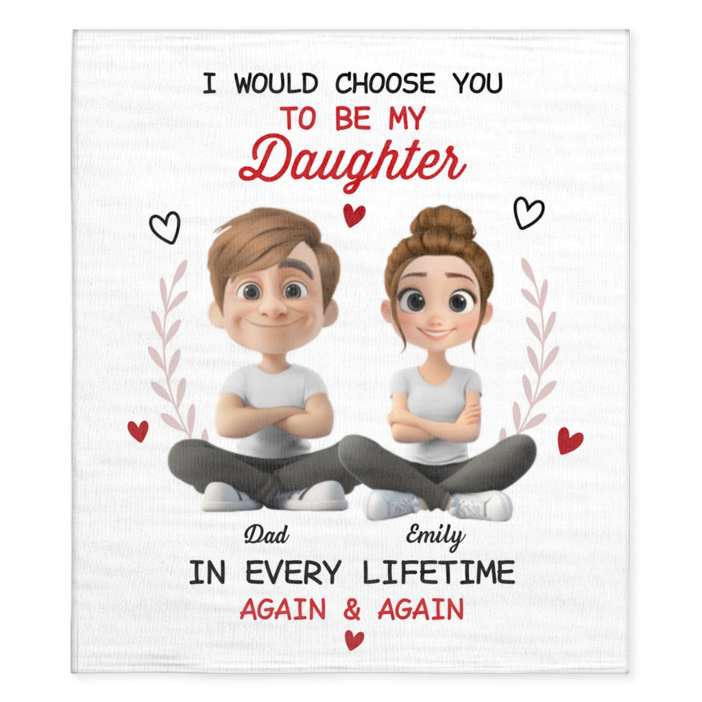Always Choose You - Personalized Fleece Blanket