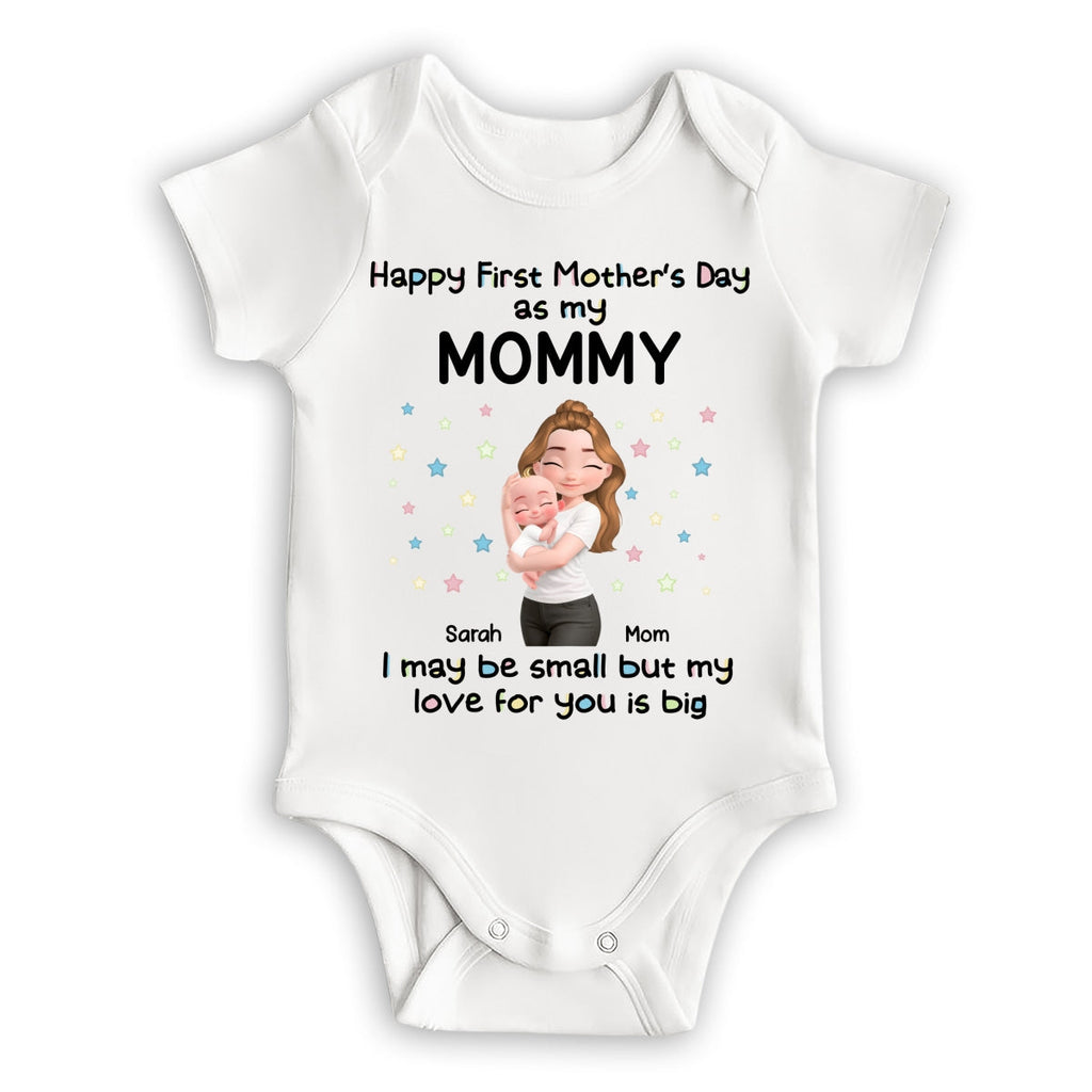 First Mother Day With Baby - Personalized Baby Onesie