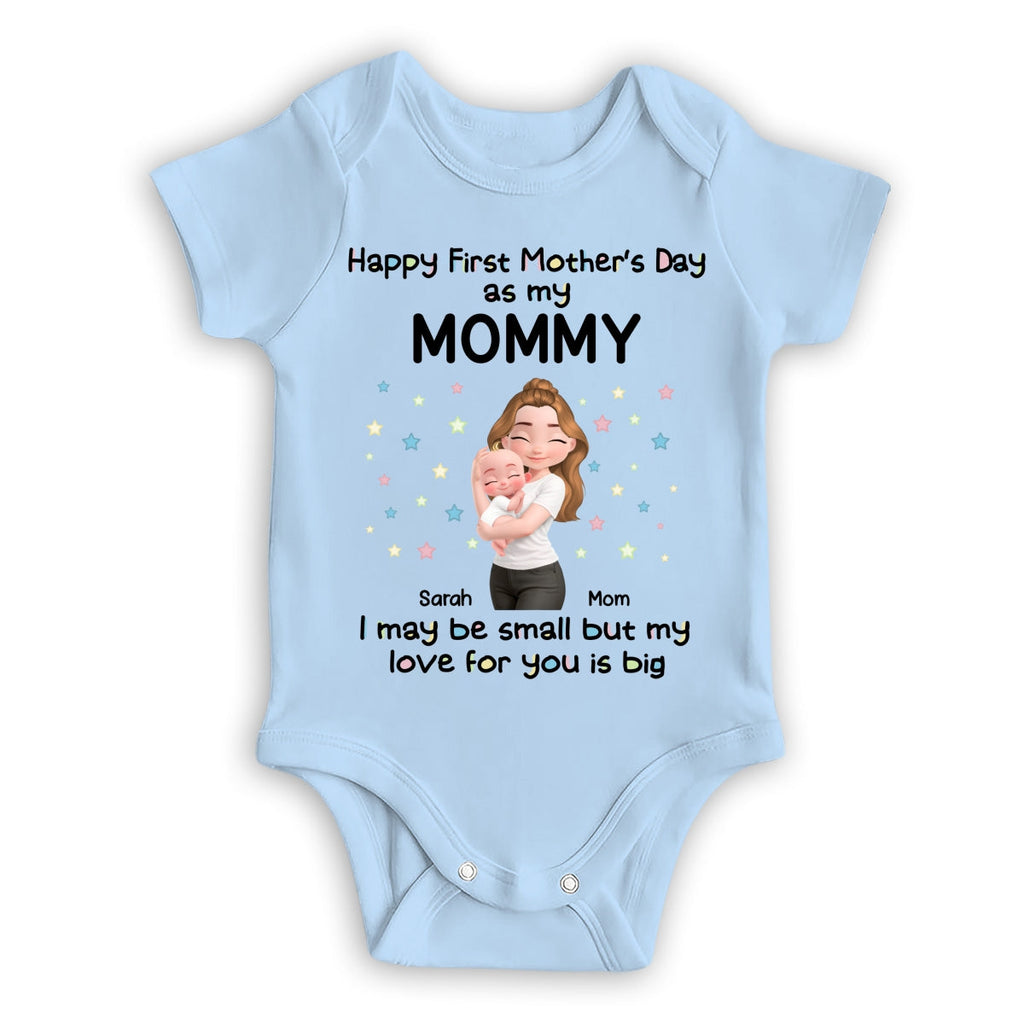 First Mother Day With Baby - Personalized Baby Onesie