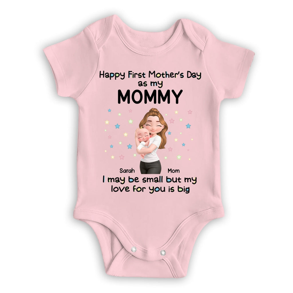 First Mother Day With Baby - Personalized Baby Onesie