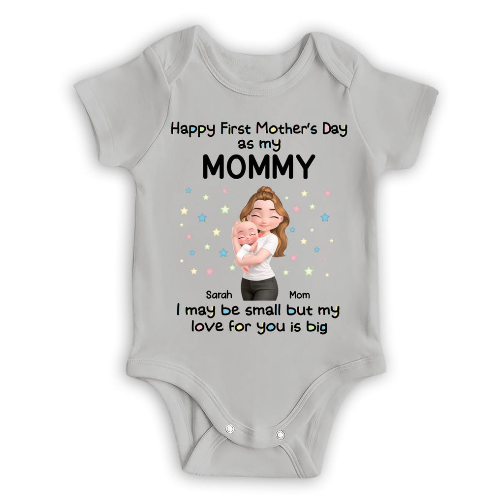 First Mother Day With Baby - Personalized Baby Onesie