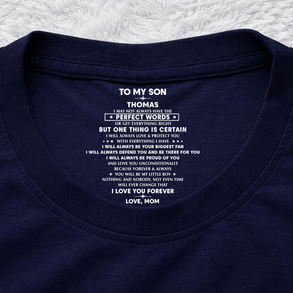 With Everything I Have - Personalized Inside Neck Print T-Shirt