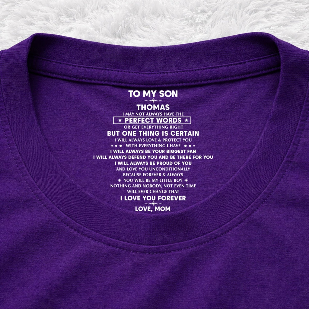 With Everything I Have - Personalized Inside Neck Print T-Shirt