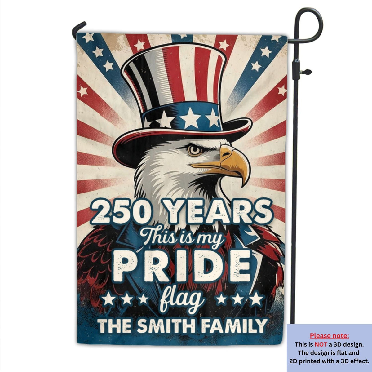 The Flag Of Pride - Personalized 3D Effect Flag