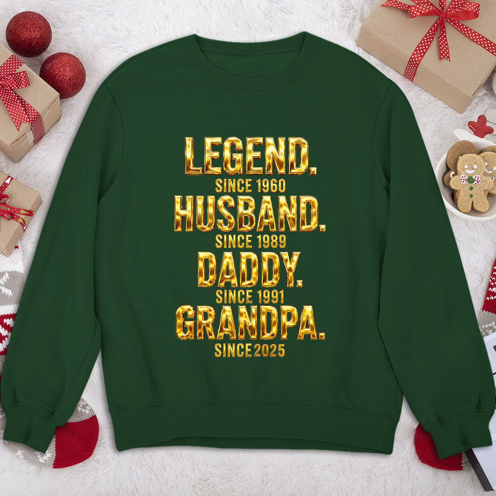 Custom Father's Day, Special Gift for Dad & Grandpa • Legend Dad Grandpa - Personalized Shirt