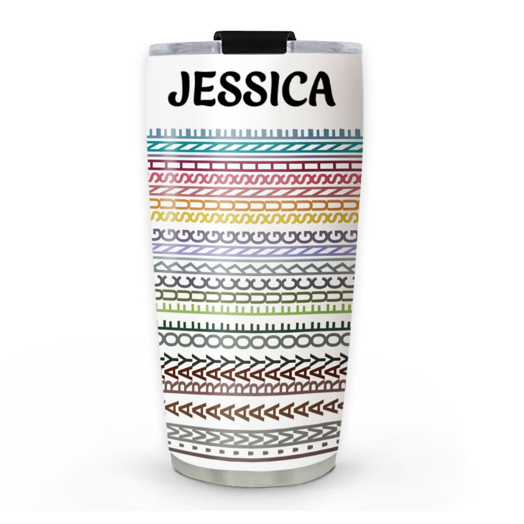 Custom Christmas Birthday Gifts For Friend, Coworker • Bringing Light And Loud Energy - Personalized Tumbler