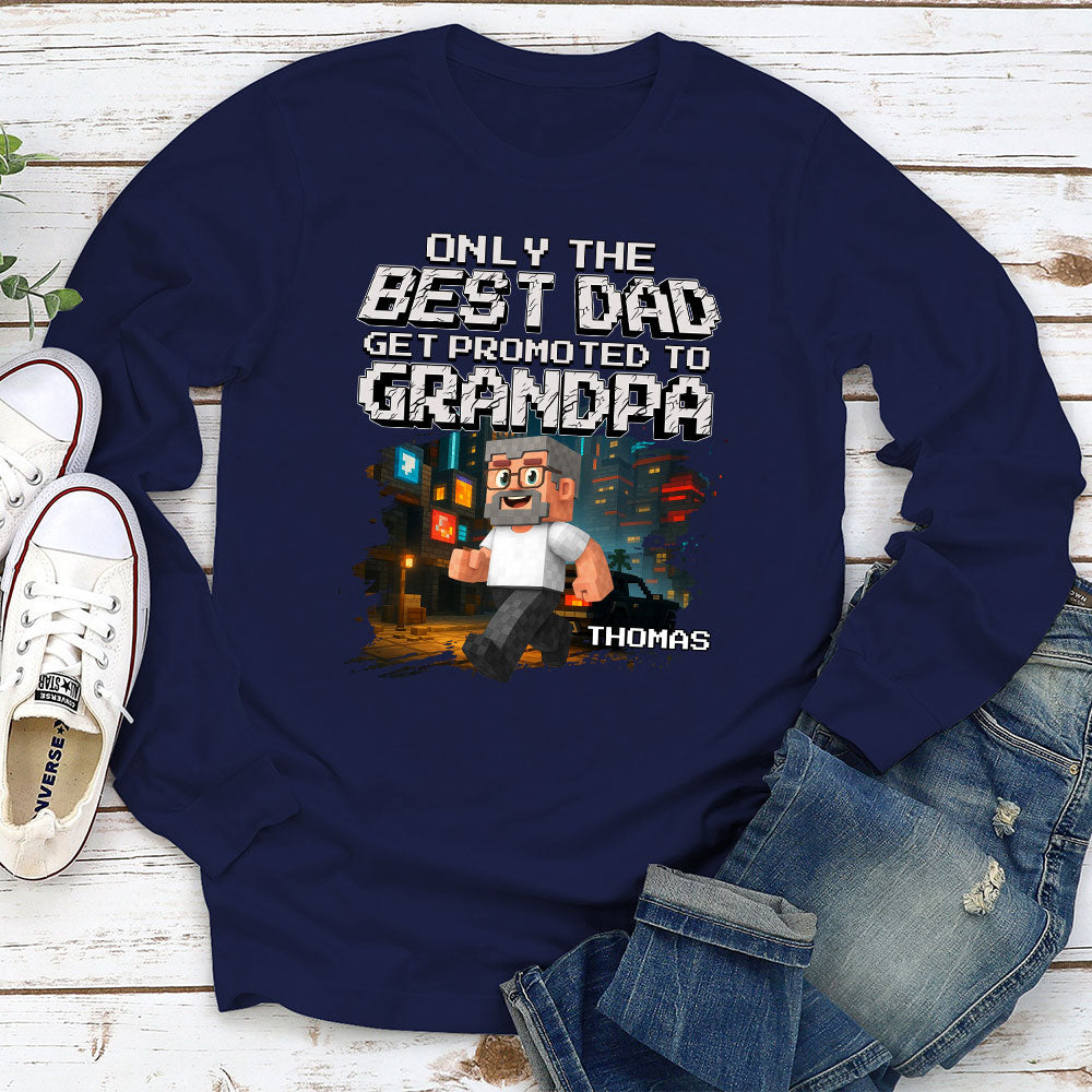 Custom First Father's Day, Christmas Gift for New Dad • Soon To Be Grandpa - Personalized Shirt