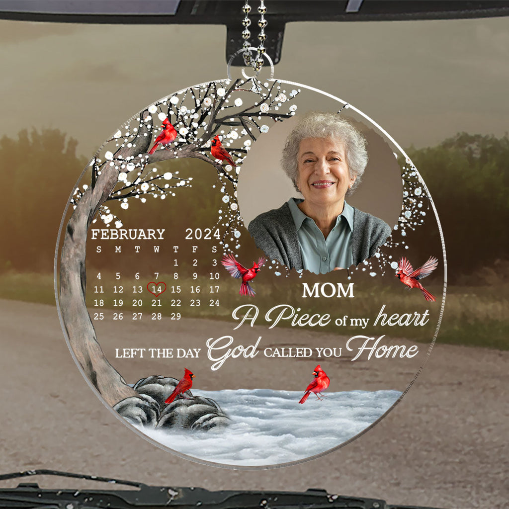 My Heart Changed Forever - Personalized Car Ornament