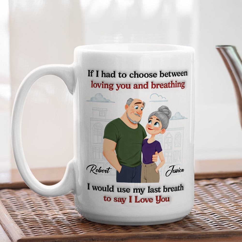 Custom Anniversary Keepsake Gifts For Couple • Love You Till The End - Personalized 3D Inflated Effect Mug